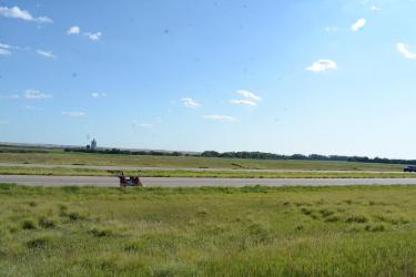 After only big rain of the day