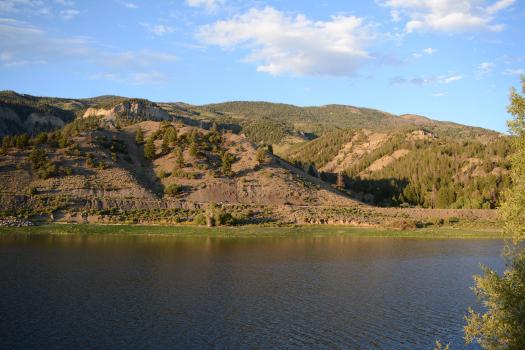 Blue River, from campsite