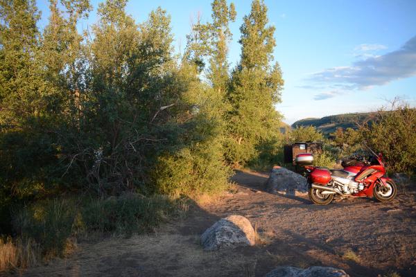 Plenty of space for a bike