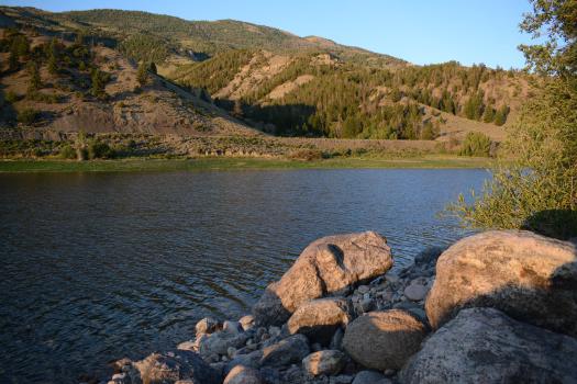 Blue River, from campsite