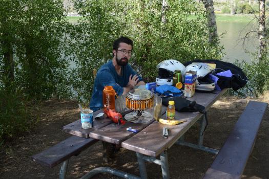 Blue River, from campsite
