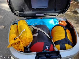 Top case for all camping gear