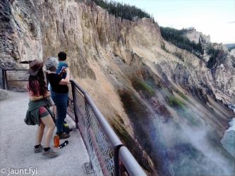Out of sight -- the rusting metal stairs in restricted area the girls pointed out to us. Yeah, we did that...