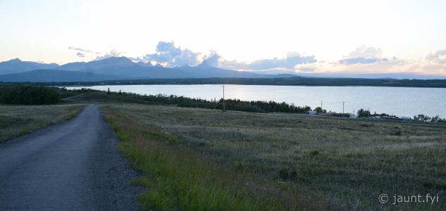 Entry to Duck Lake campground