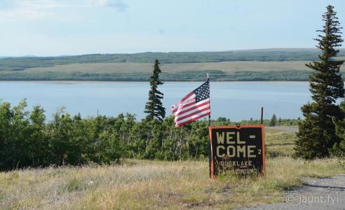 Duck Lake Campground, part of Black Feet Indian Reservation