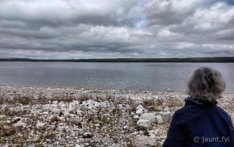 Duck Lake, campsite about 200' behind